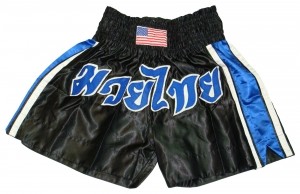 Woldorf Boxing Muay Thai Shorts in Satin Embroidery Green 