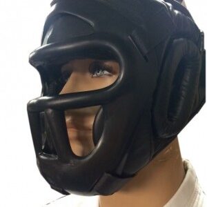 Woldorf USA Chin Face Protection Head Guard Black Training Competition gear