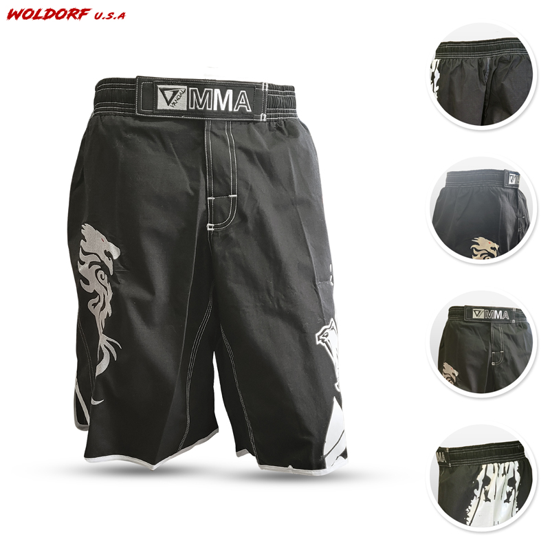 black-mma-short1