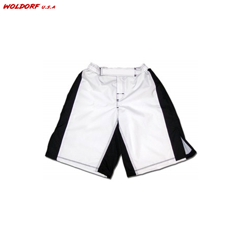 black-white-mma-short