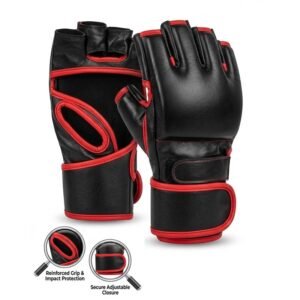 MMA gloves in leather